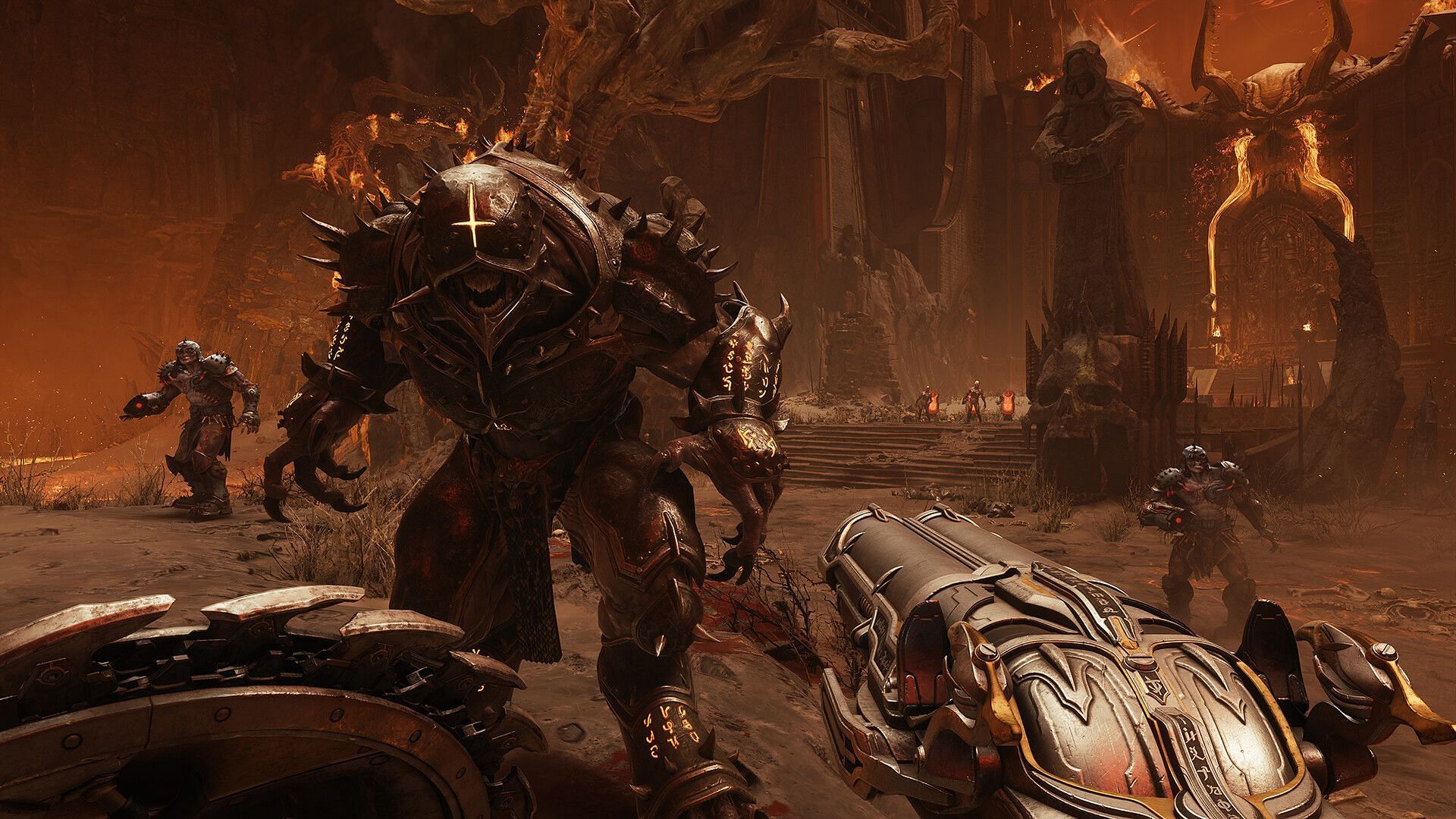 DOOM: The Dark Ages looks visually impressive on PC (Image via Bethesda)